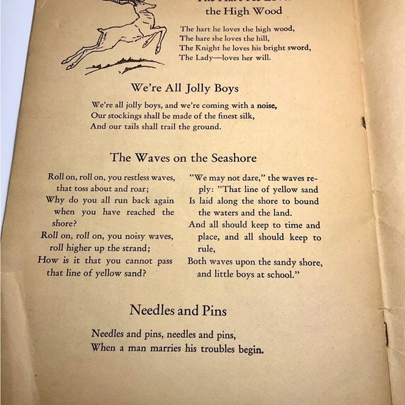 Antique Mother Goose Rhymes Picture Book #1064 1928 Whitman Publishing (48 pgs) - Picture 6 of 9